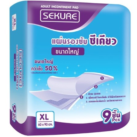 แผ่นรองปัสสาวะเล็ด Sekure